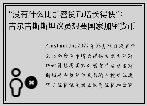 “没有什么比加密货币增长得快”：吉尔吉斯斯坦议员想要国家加密货币 